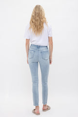 High Rise Ankle Skinny