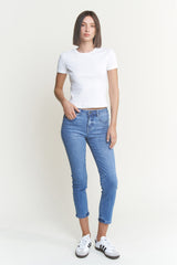 HIGH RISE CROPPED EASY SKINNY