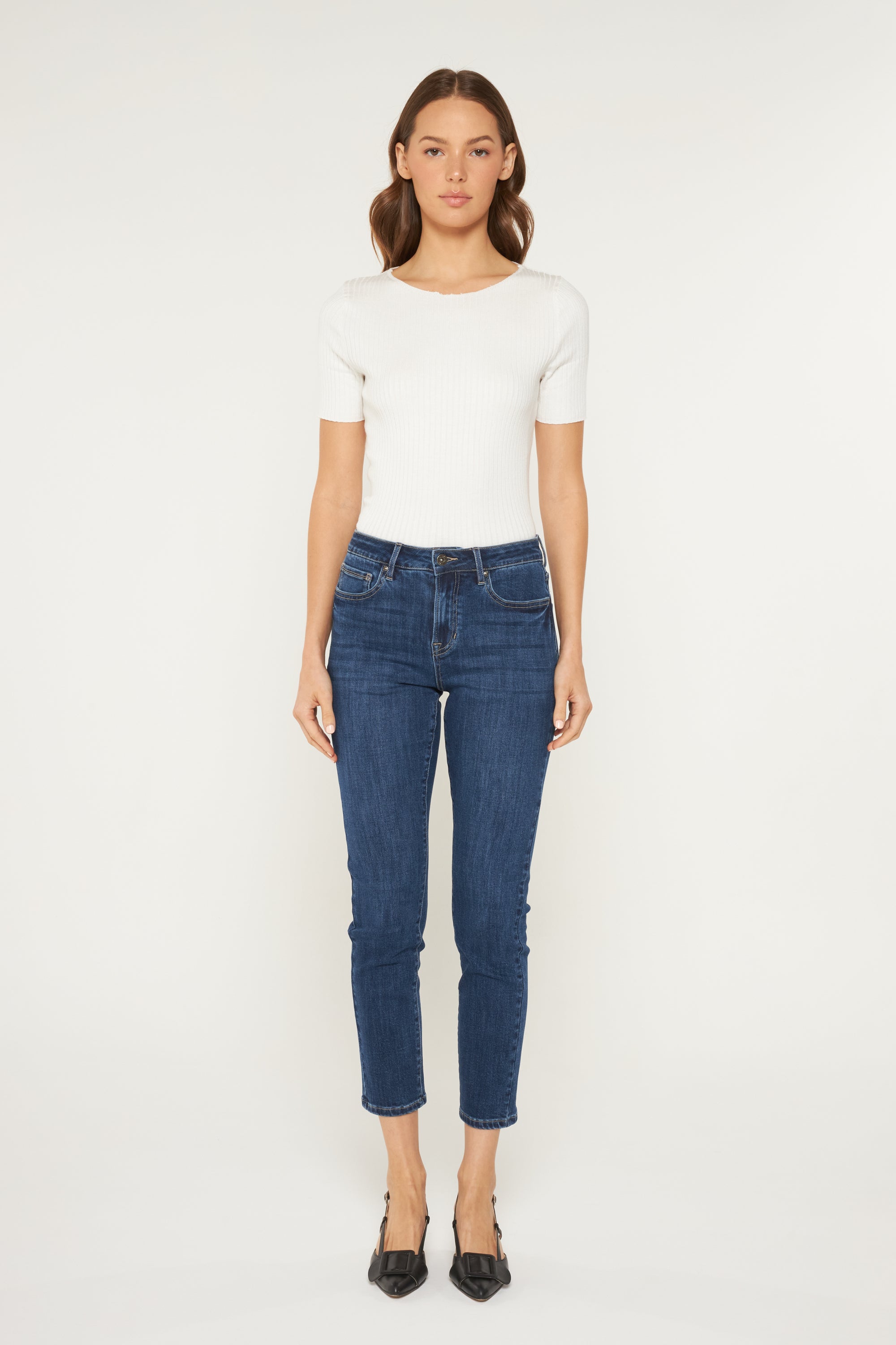 Mica Denim High Rise Ankle Easy Skinny Secondary image