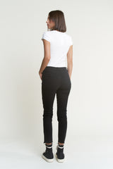 HIGH RISE CROPPED RAW HEM W/EASY SKINNY