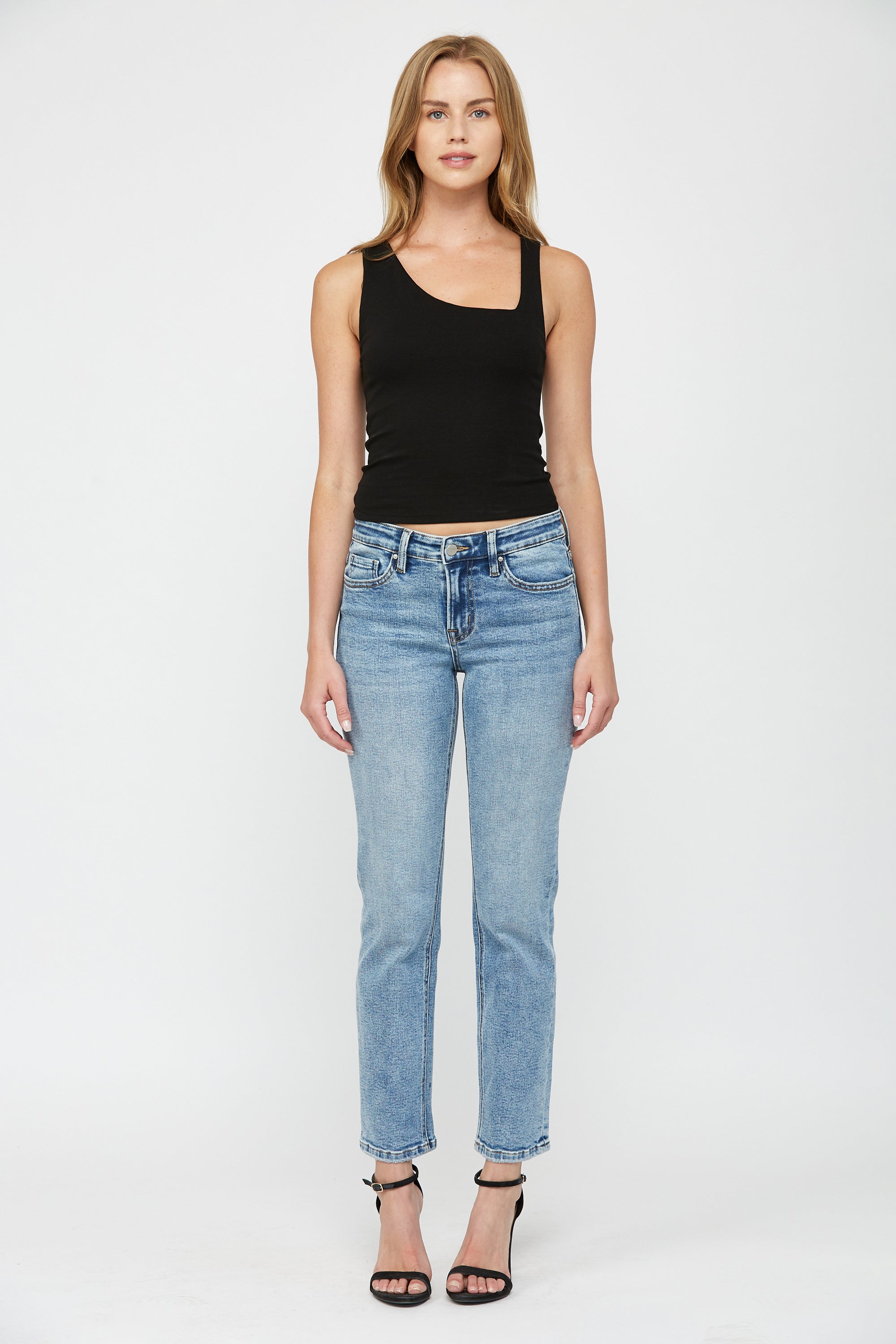 Mica Denim Mid Rise Straight Secondary image