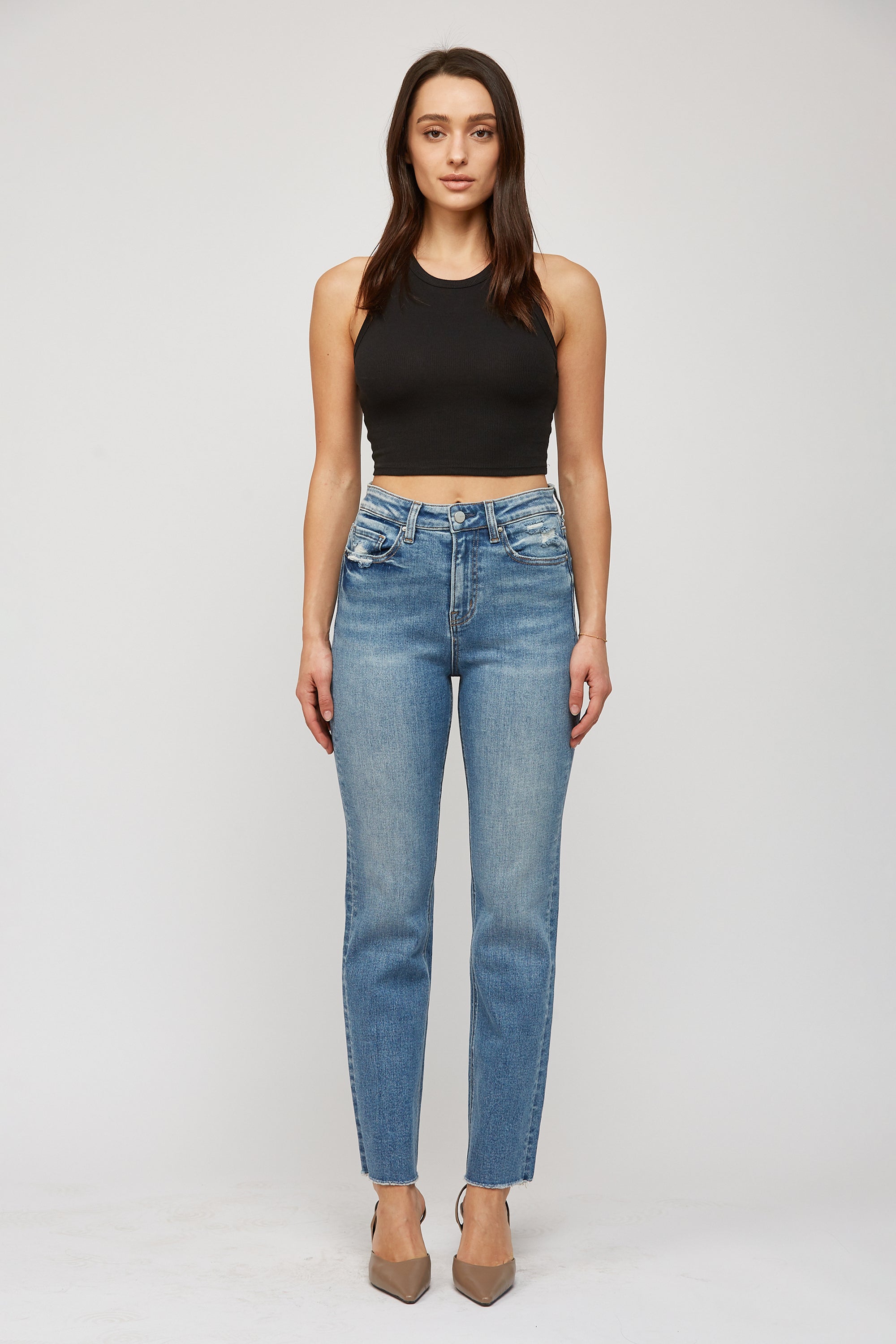 Mica Denim Super High Rise Straight Leg Secondary image