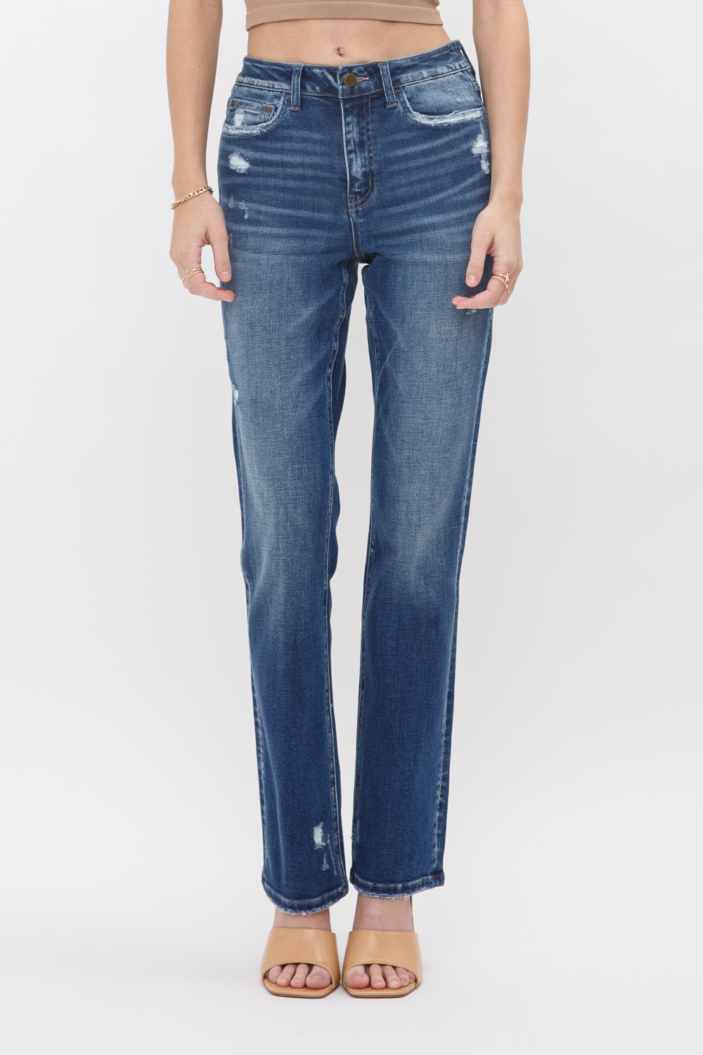 Mica Denim High Rise Stretch Straight Secondary image
