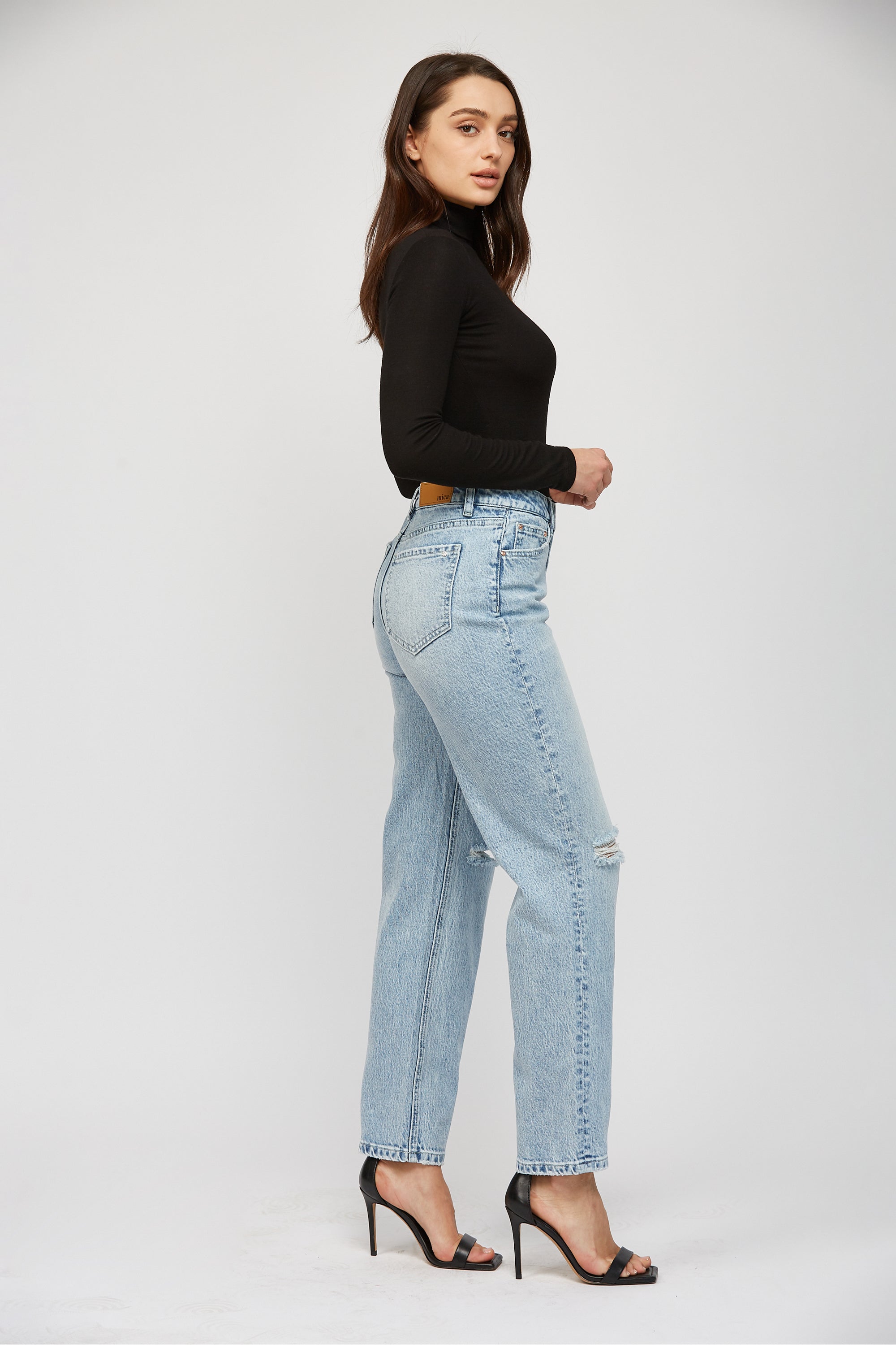 Mica Denim High Rise Straight Leg Secondary image