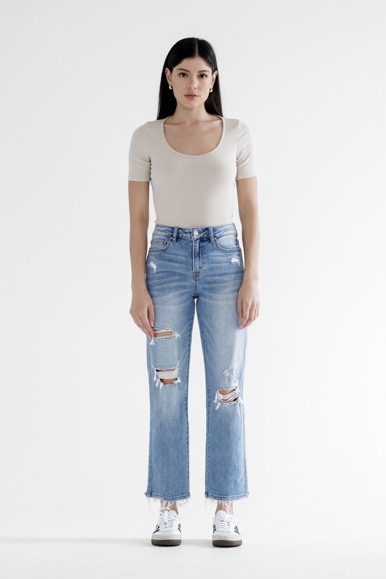 Mica Denim High Rise Straight Secondary image