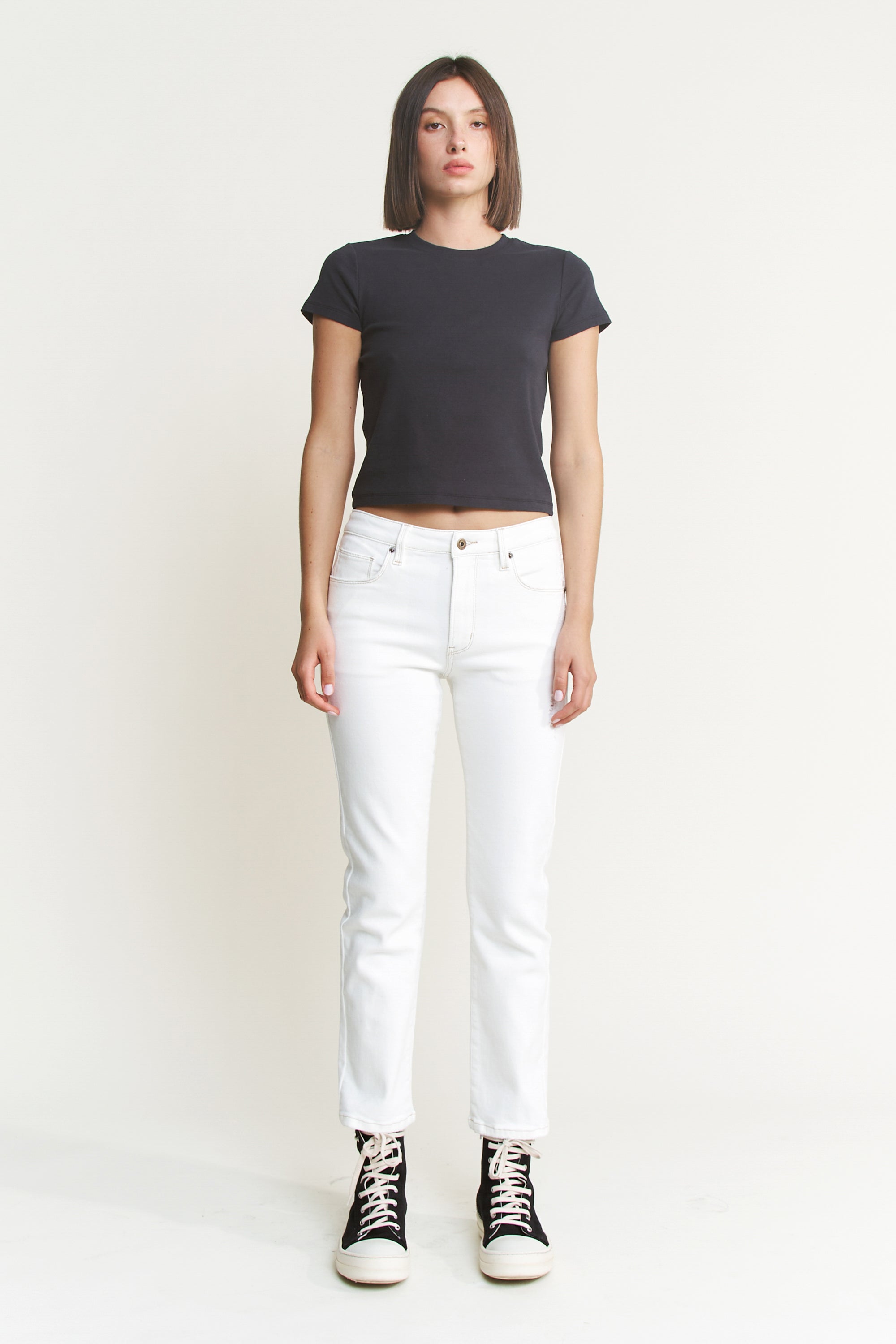 Mica Denim Mid Rise Straight Leg Secondary image