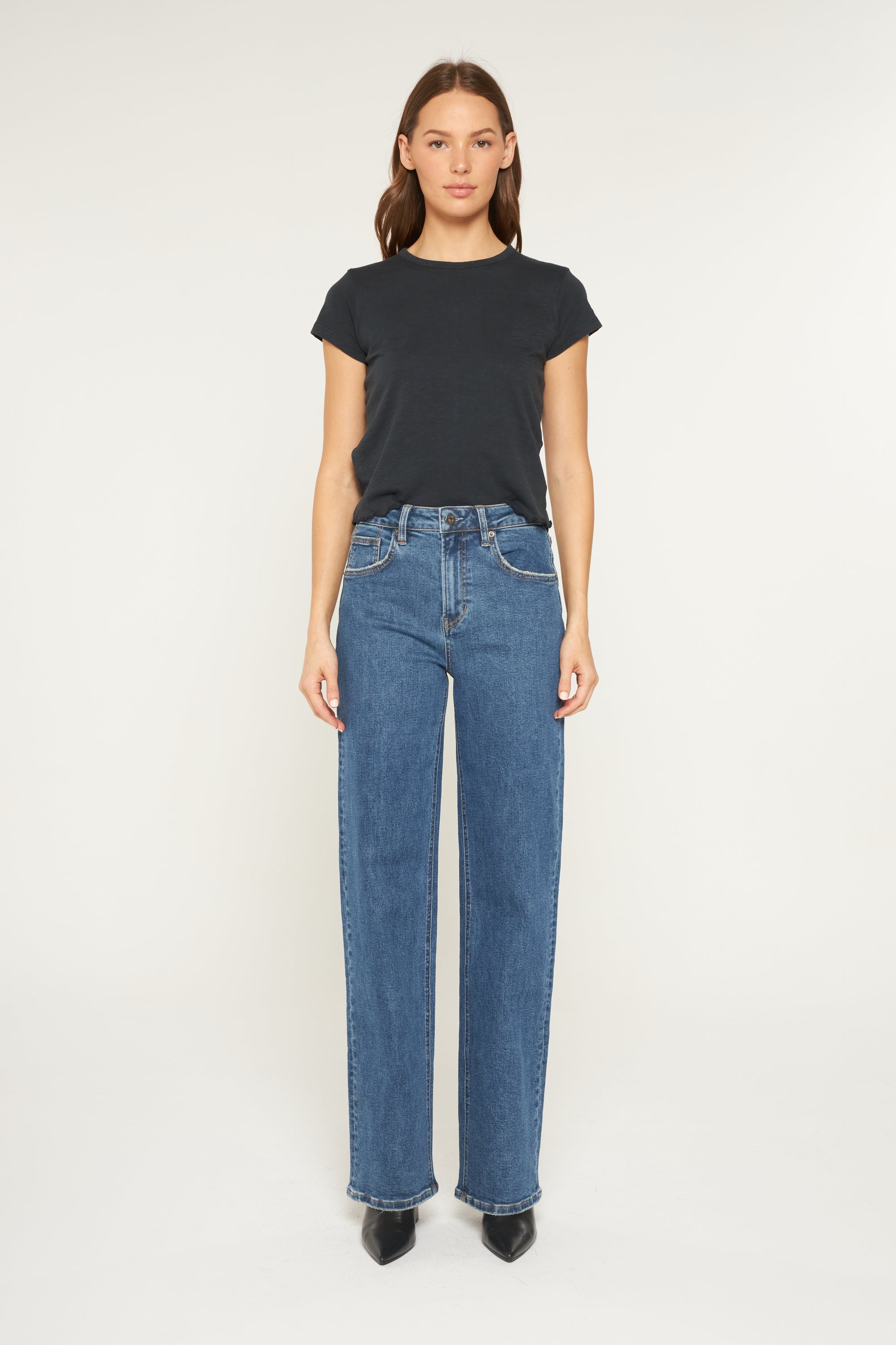 Mica Denim Super High Rise Loose Fit Straight Secondary image