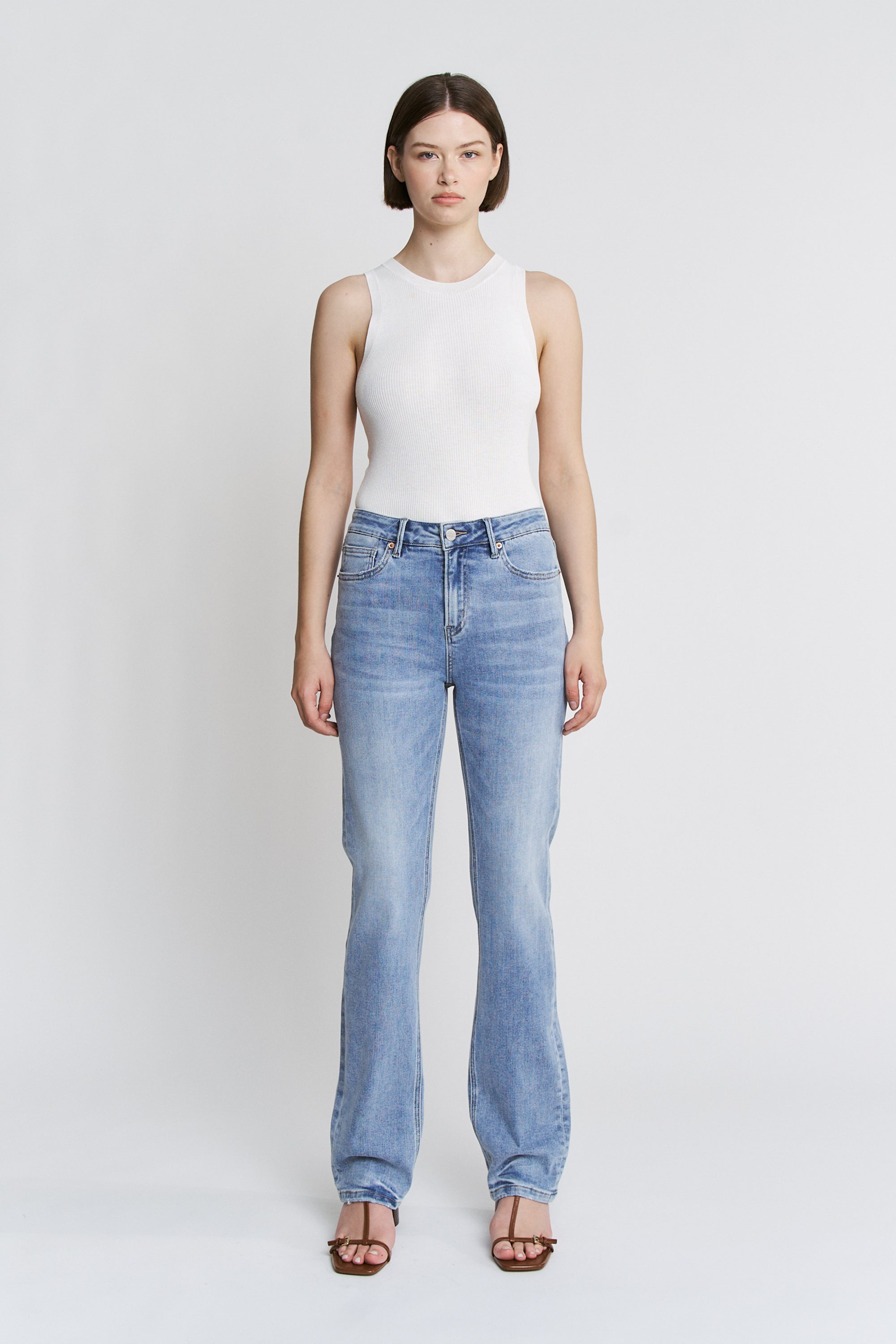 Mica Denim High Rise Straight Jeans Secondary image