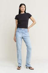 High Rise Straight Jeans - Tummy Tuck