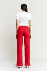 High Rise Straight Leg W Loose Fit