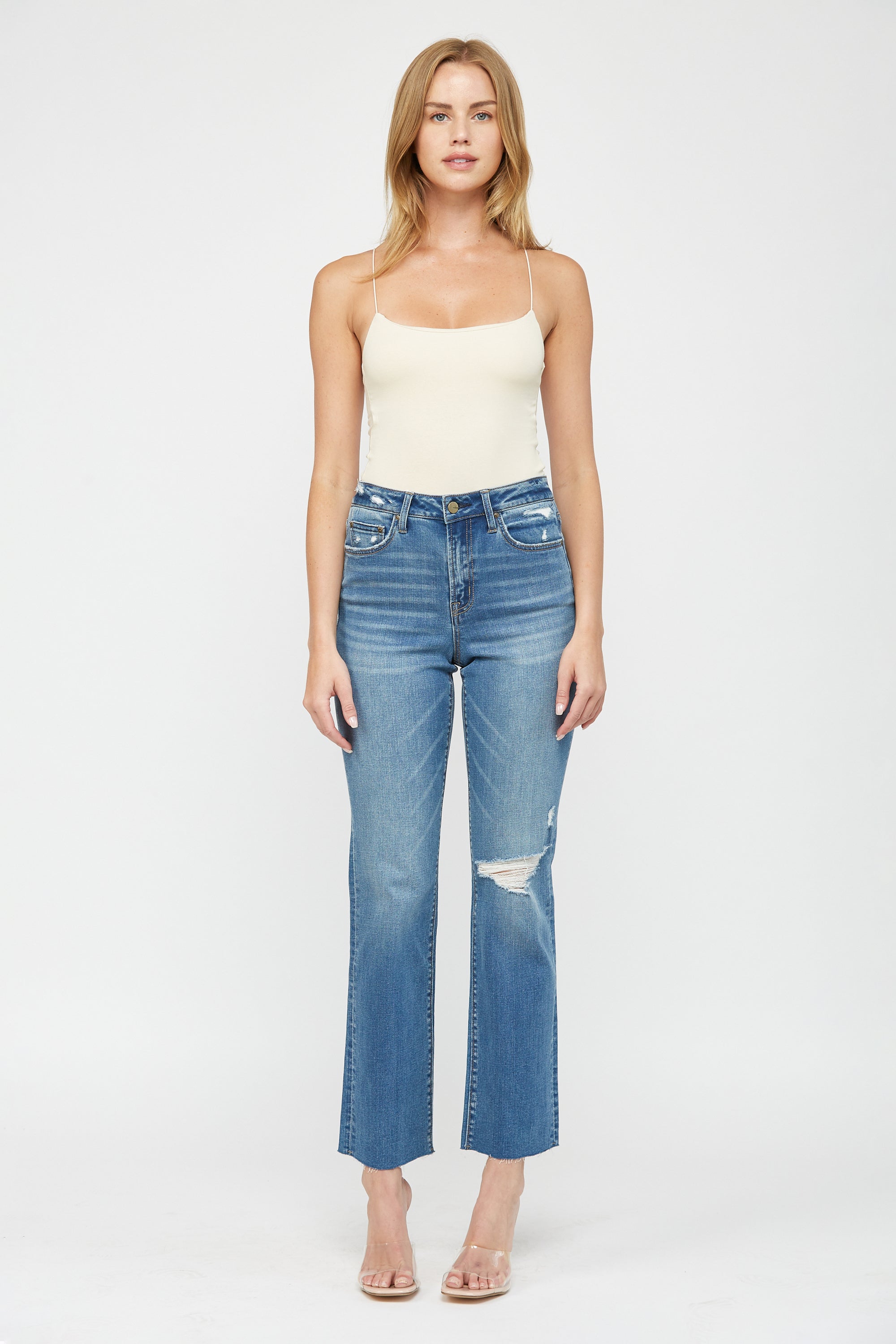 Mica Denim High Rise Straight Leg Secondary image