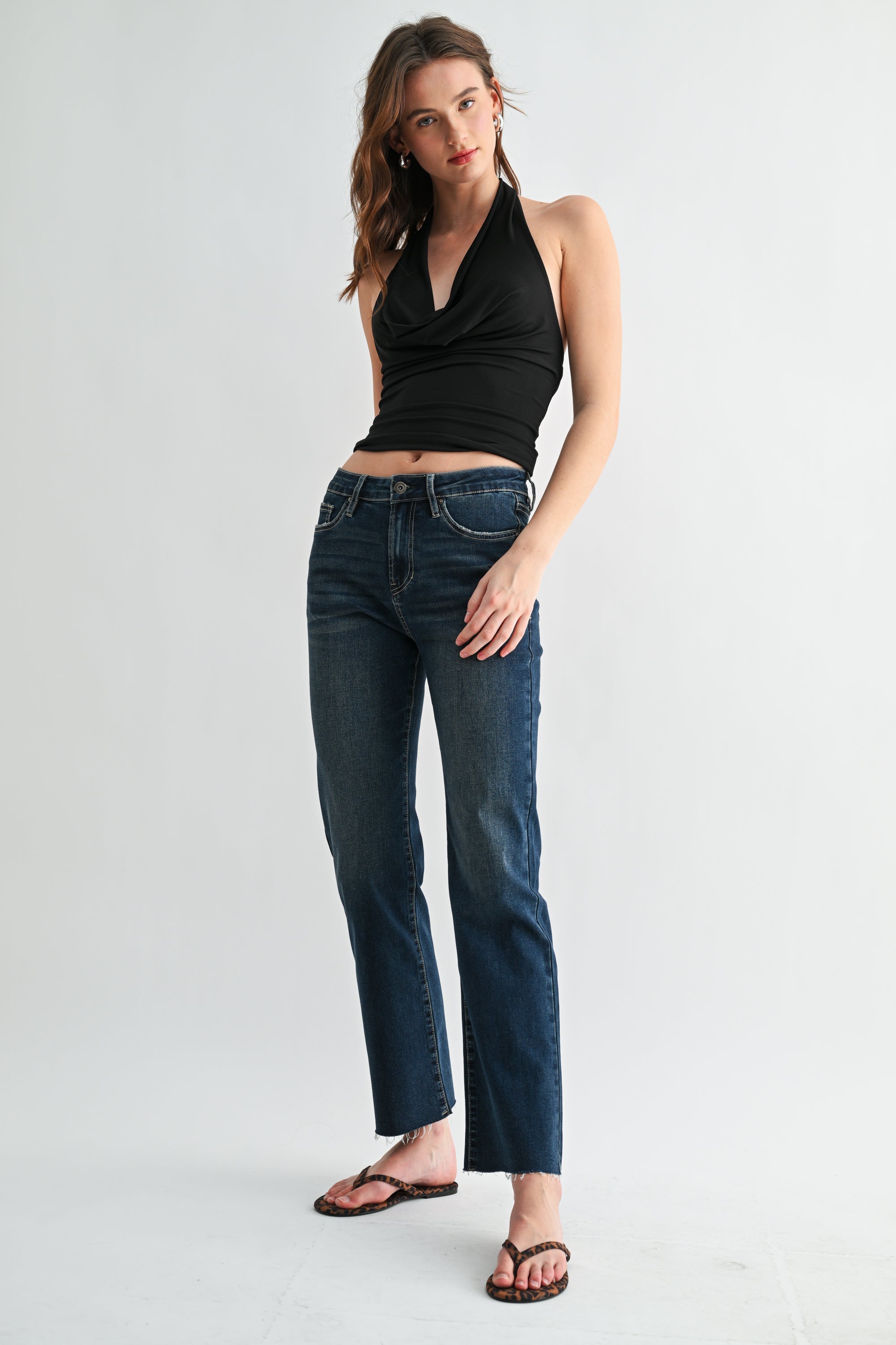 Mica Denim High Rise Straight Leg Secondary image