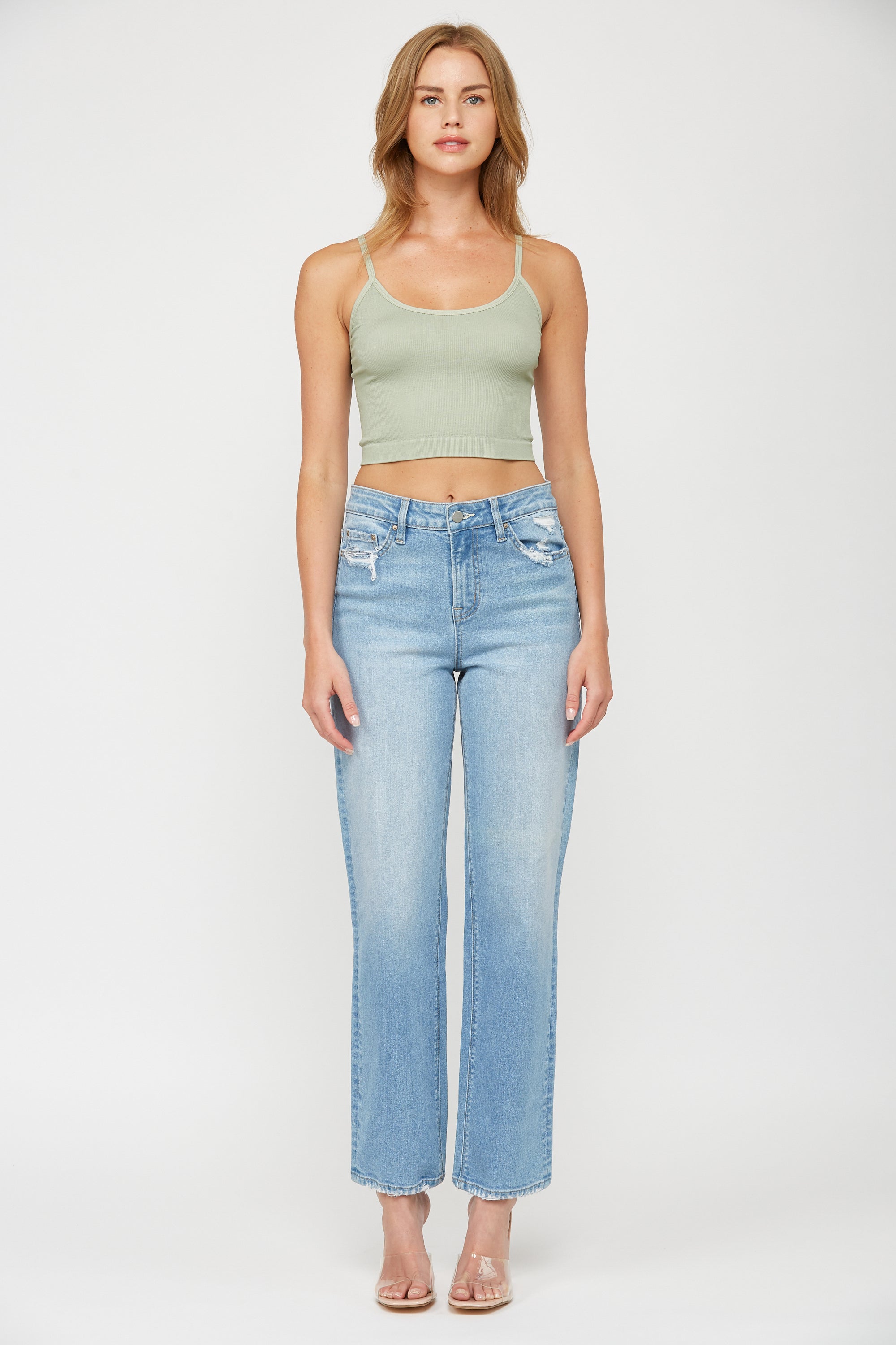 Mica Denim High Rise Baggy Straight Secondary image