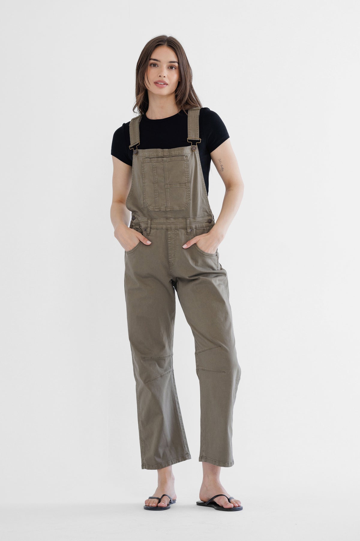 SUPER HIGH ANKLE WIDE LEG OVERALL