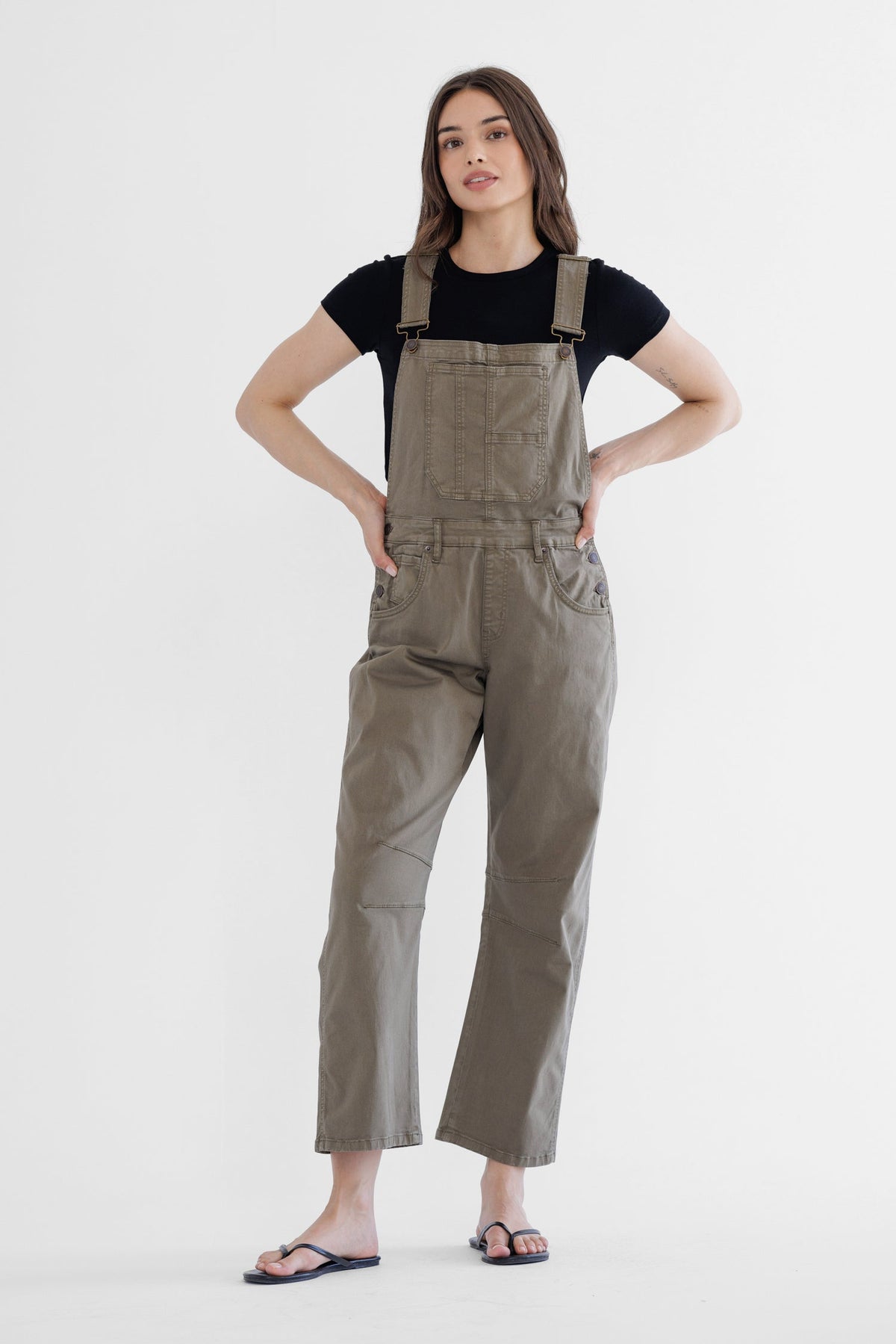 Super High Ankle Wide Leg Overall