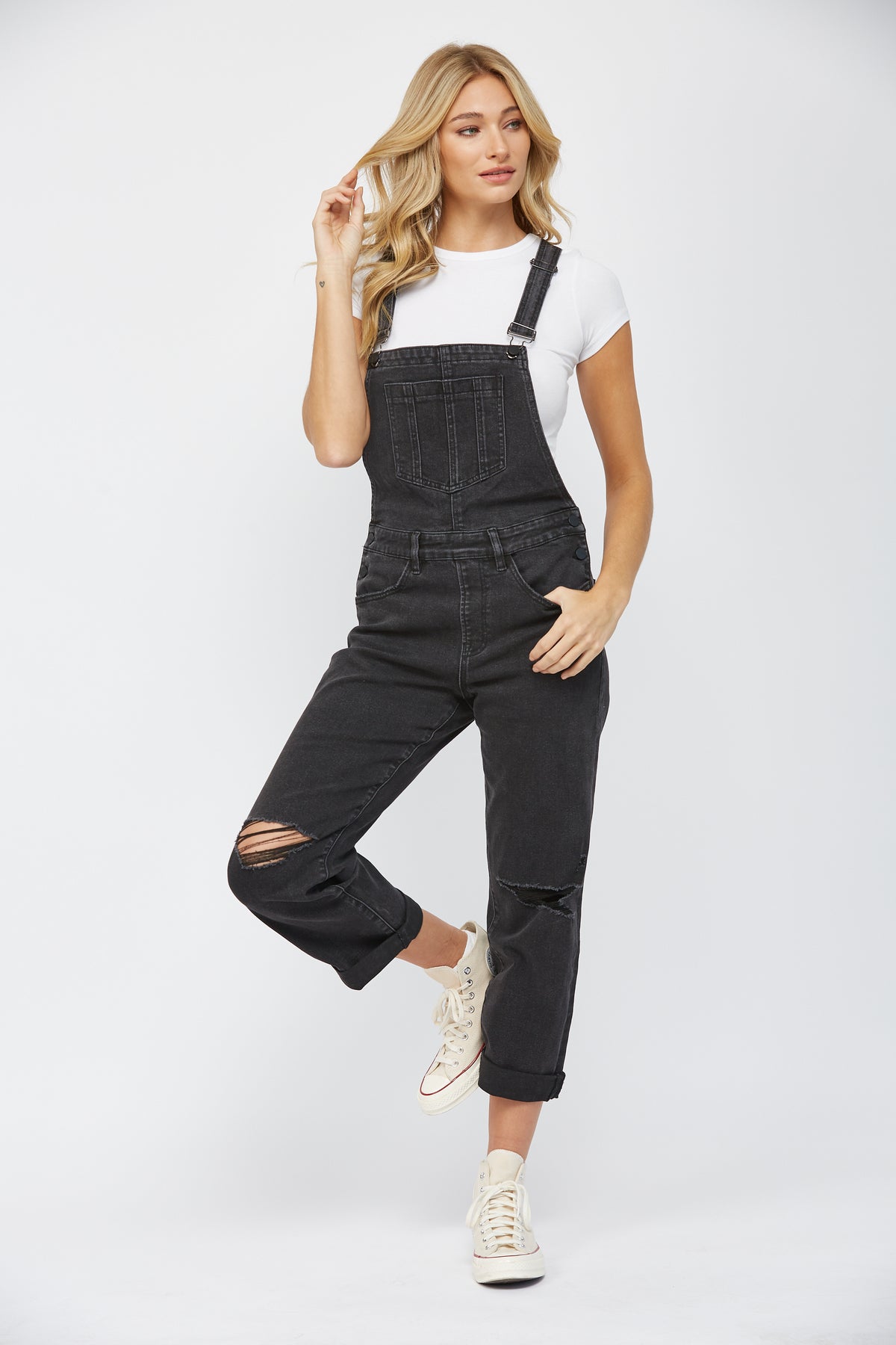 STRETCH BOYFRIEND OVERALL