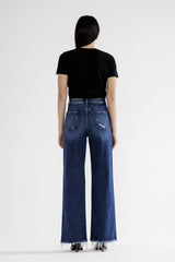 Super High Rise Seam Front Wide Leg