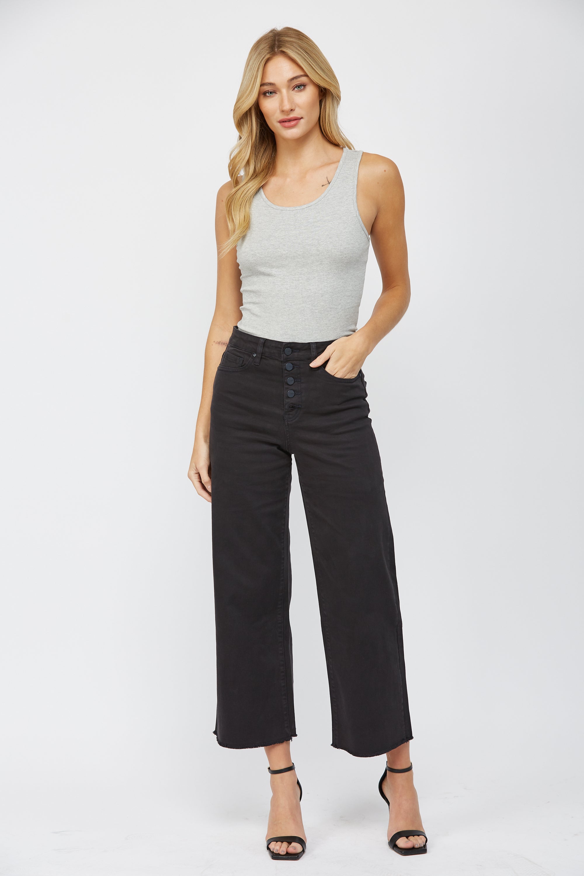 Chromatic High Rise Crop