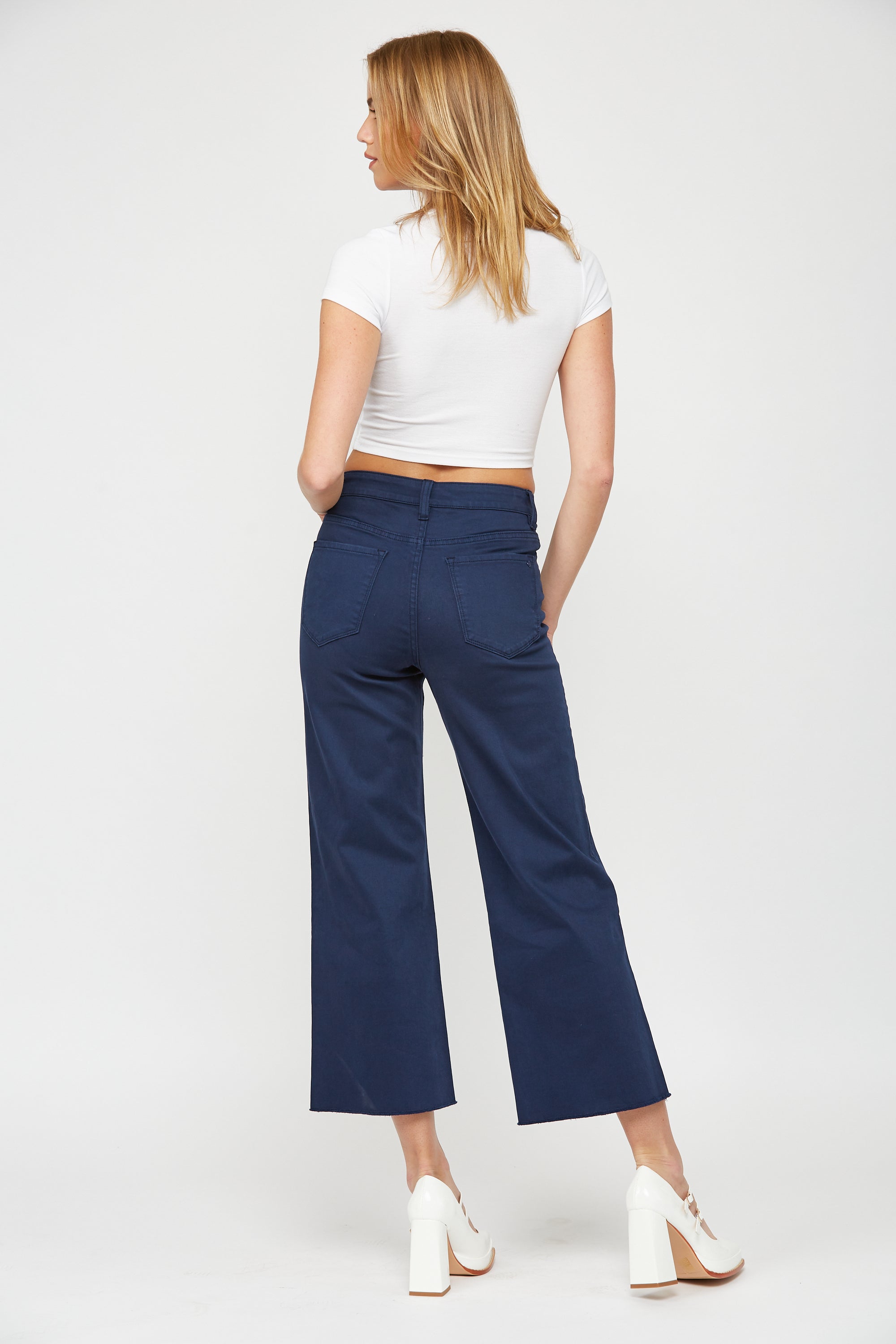 Chromatic High Rise Crop