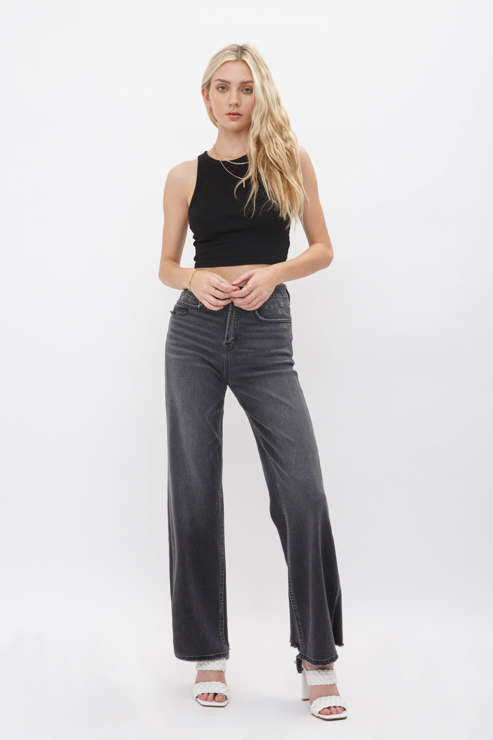 Stretch Super High Rise Wide Leg