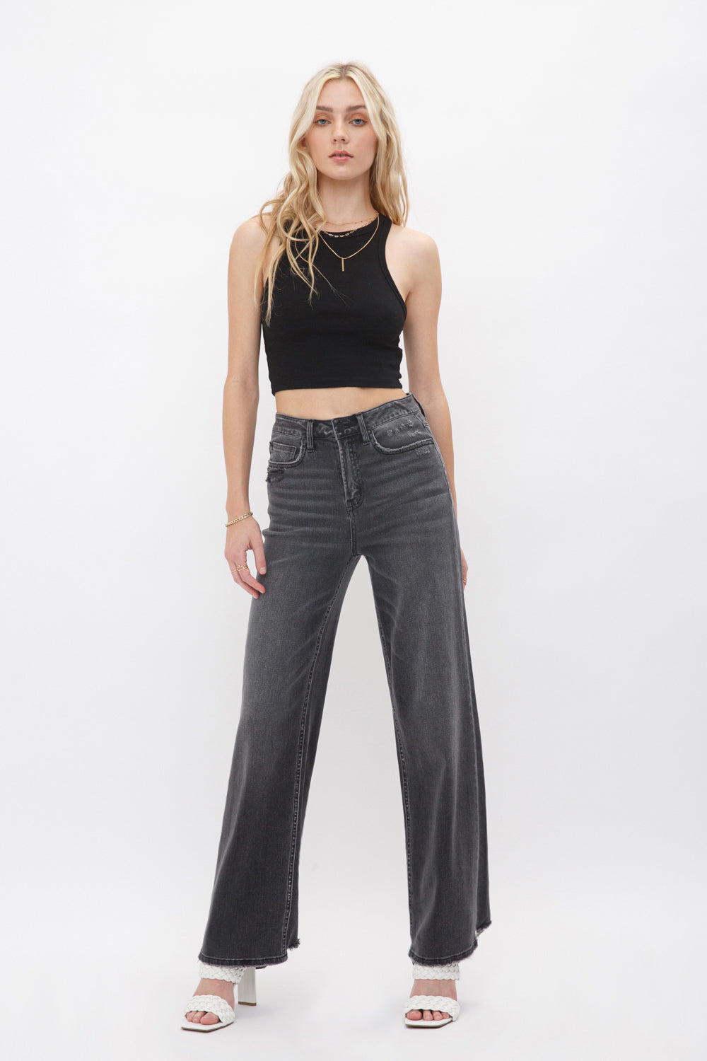Stretch Super High Rise Wide Leg