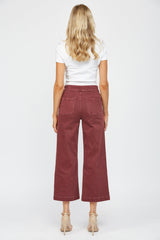 High Rise Wide Crop Leg