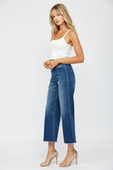 HIGH RISE CROP WIDE LEG