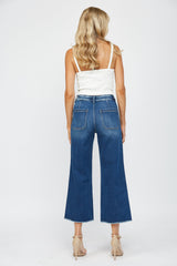 High Rise Crop Wide Leg