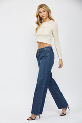 High Rise Wide Leg