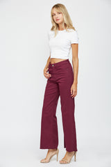 STRETCH SUPER HIGH RISE WIDE LEG