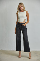 Stretch Super High Rise Wide Leg