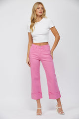 High Rise Wide Leg
