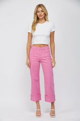 High Rise Wide Leg
