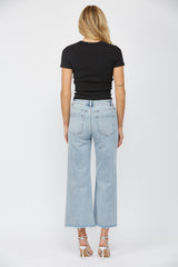 High Rise Ankle Wide Leg