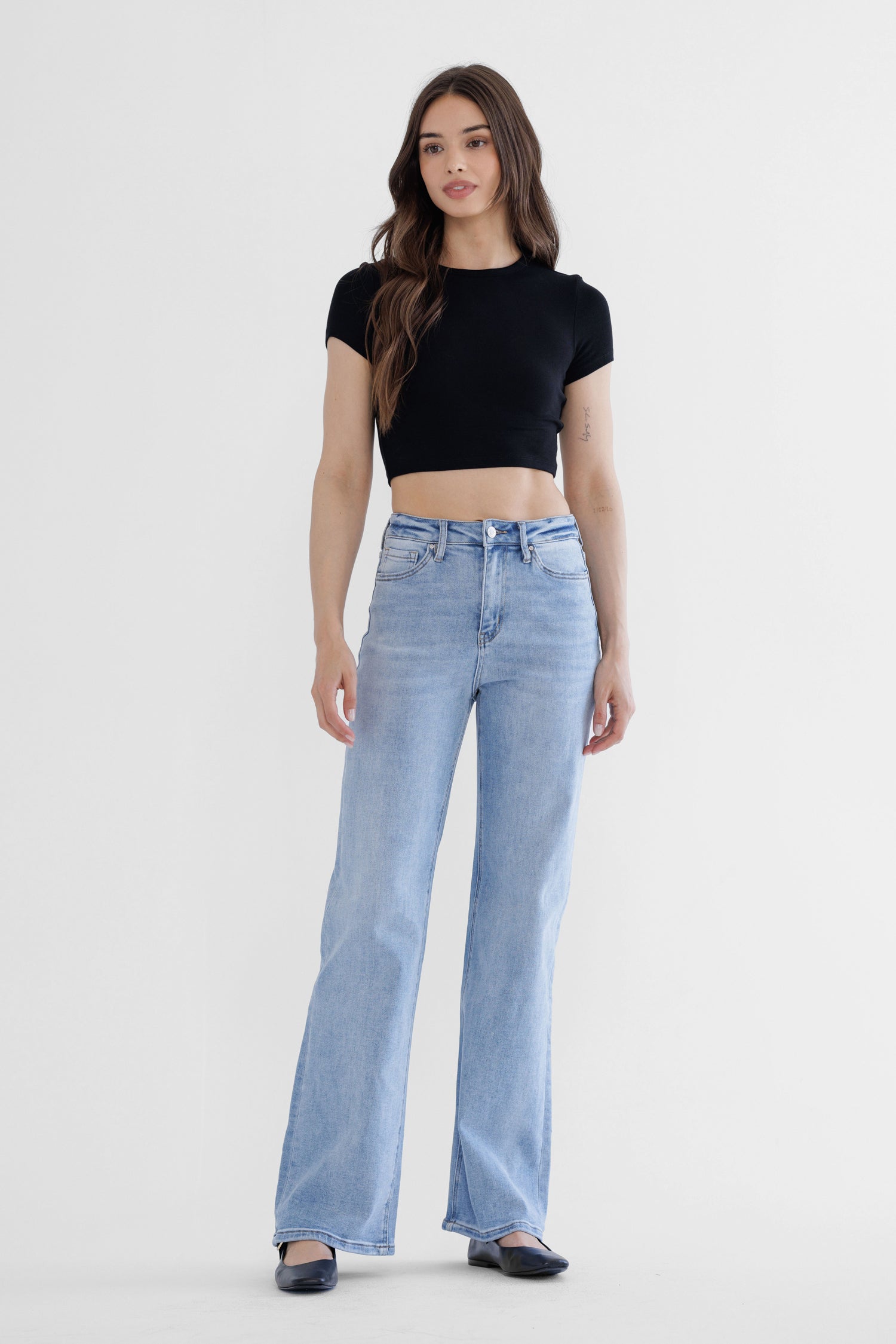Mica Denim Super High Rise Wide Leg Secondary image