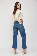 Super High Rise Wide Leg Cropped - Super Soft