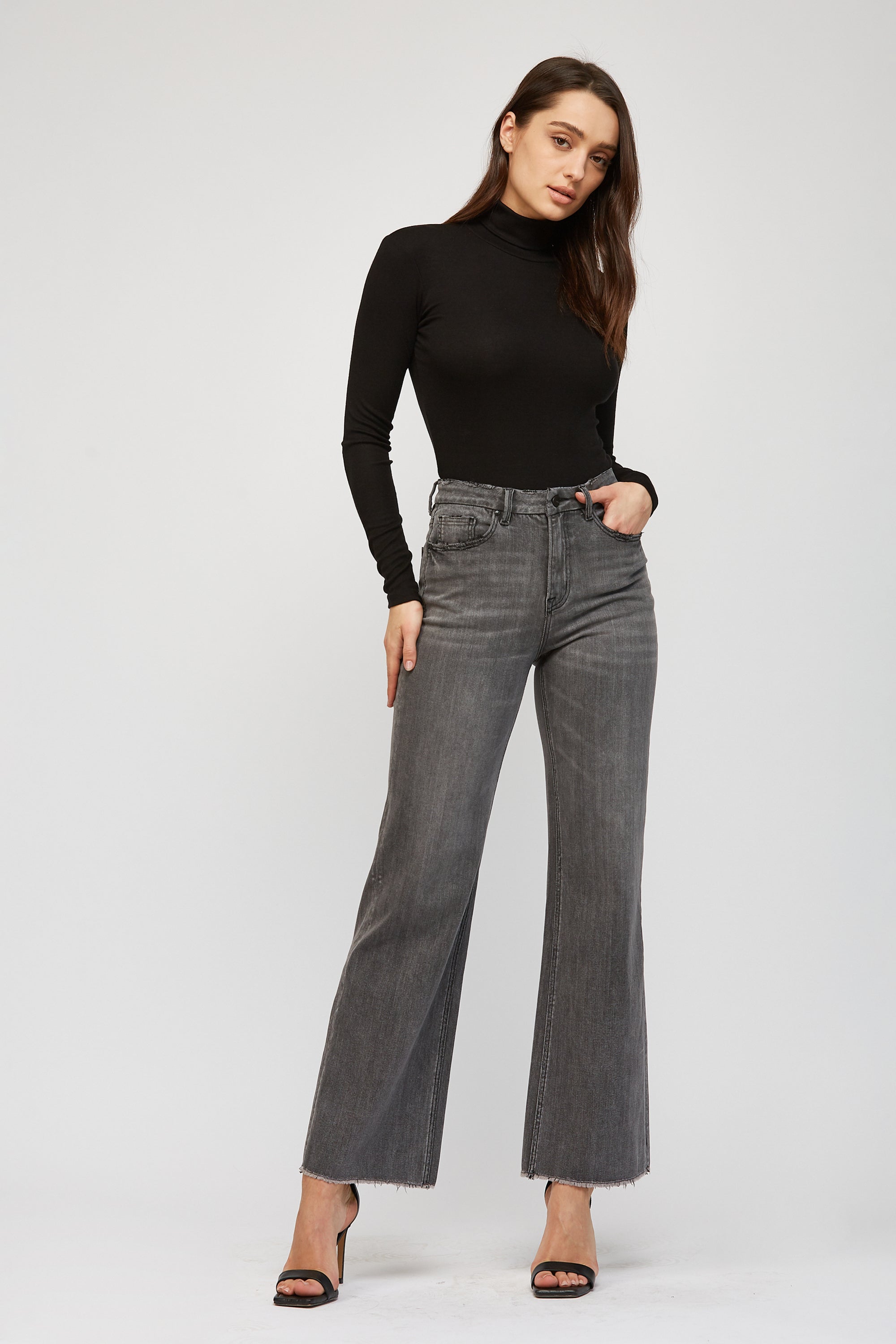 Mica Denim Super High Rise Wide Leg - Super Soft Secondary image