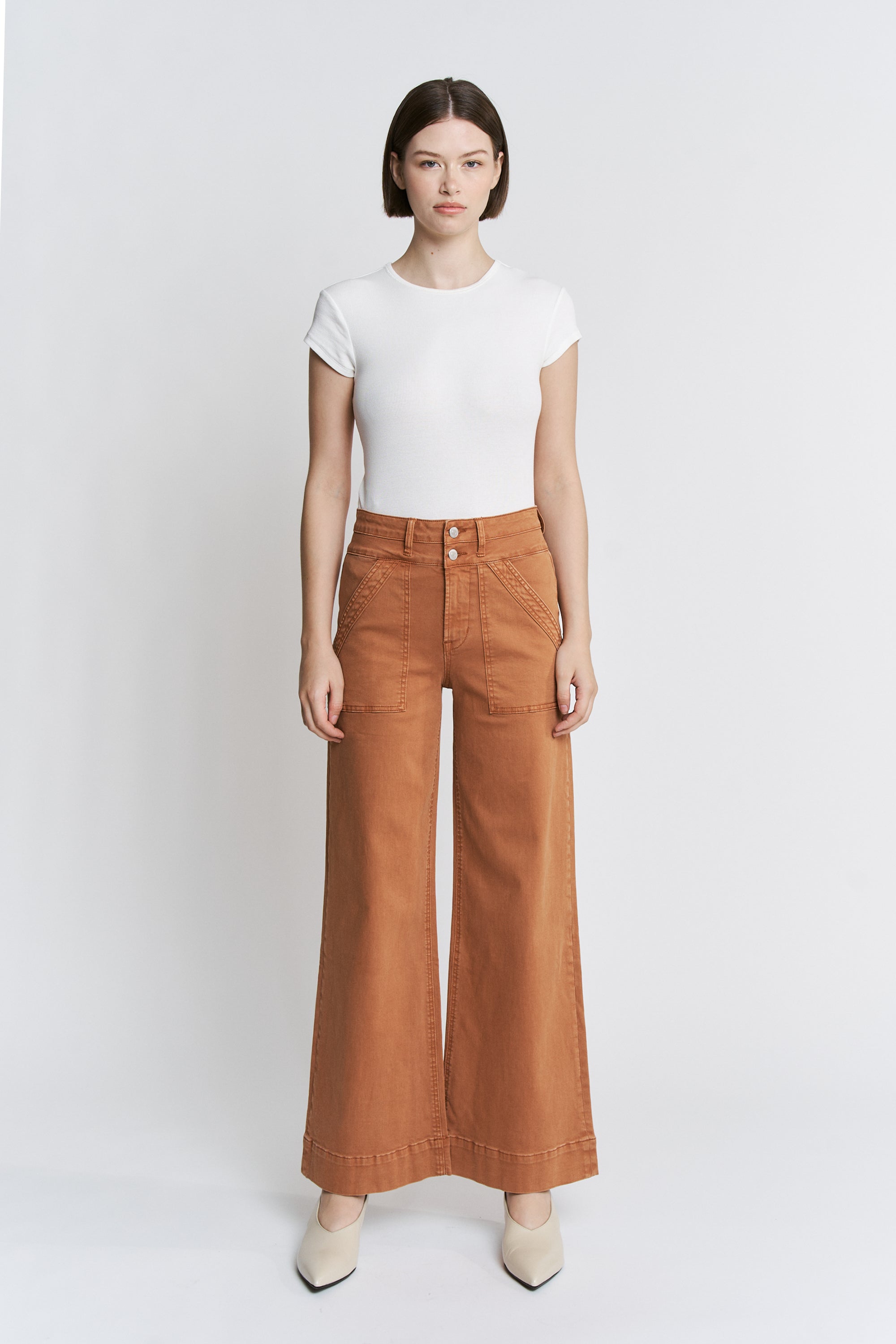 Mica Denim Super High Rise Double Waistband Wide Leg Secondary image