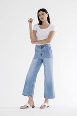 Super High Rise Crop Wide Leg
