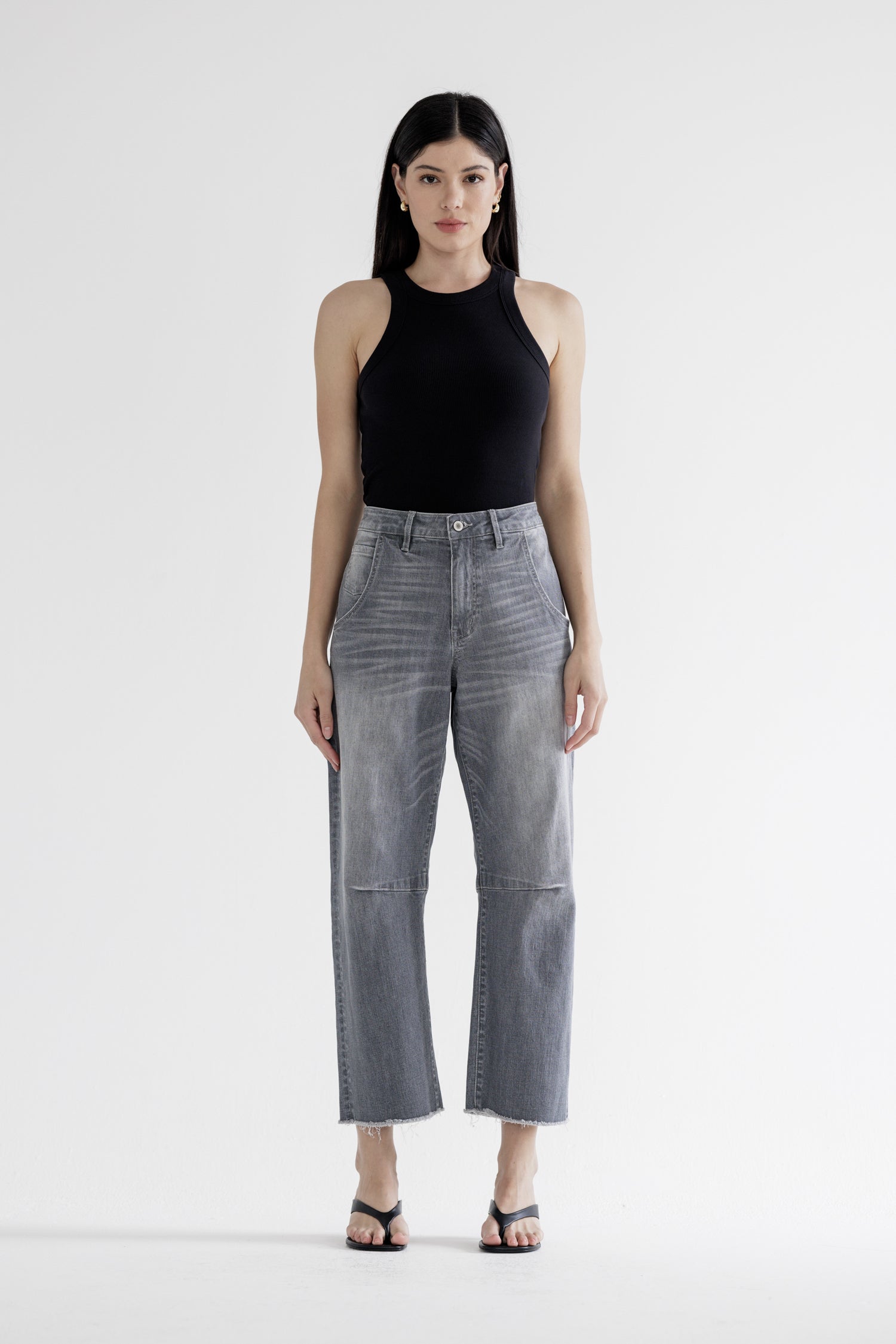 Mica Denim Super High Rise Barrel-leg Jeans Secondary image