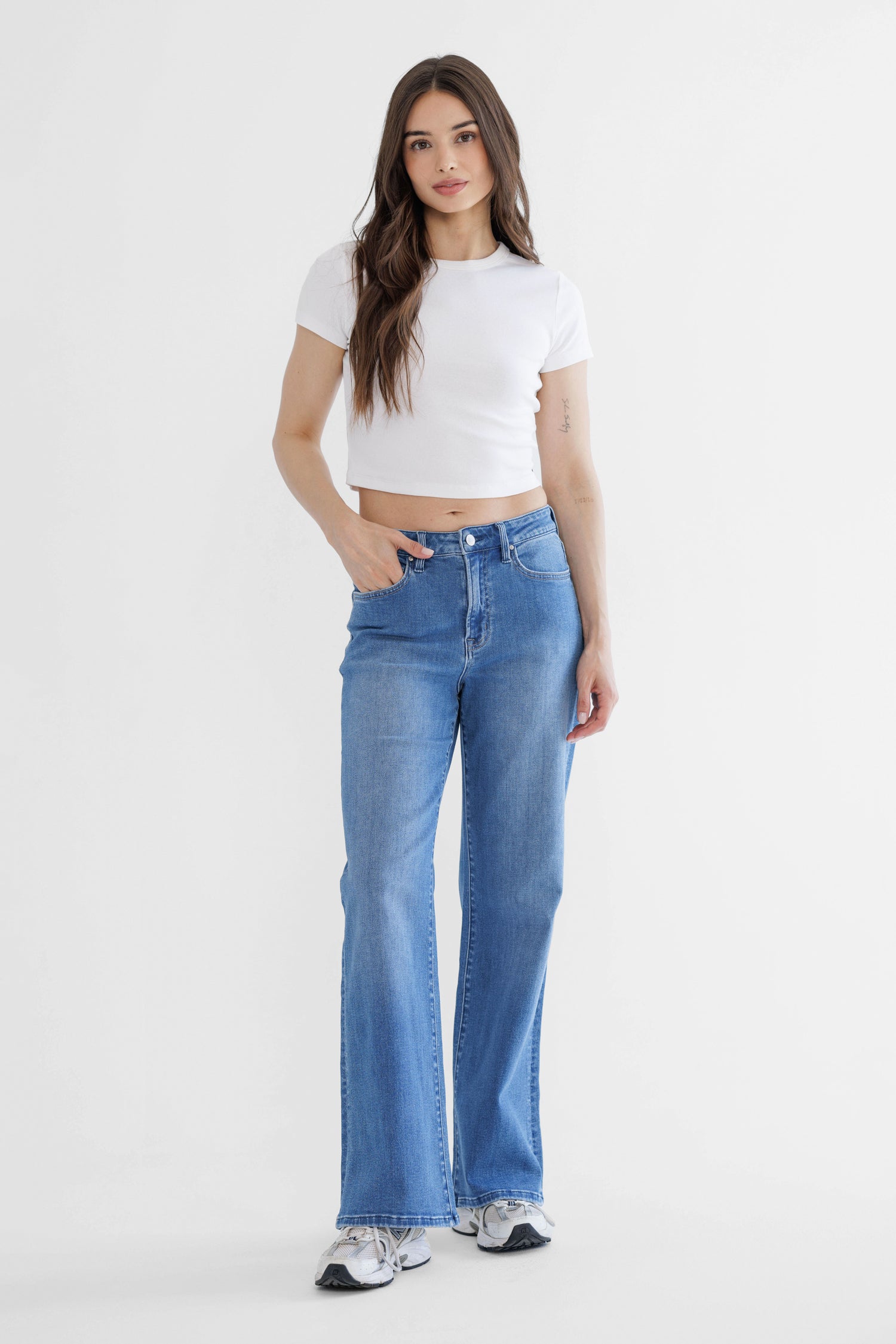 Mica Denim High Rise Wide Leg Secondary image