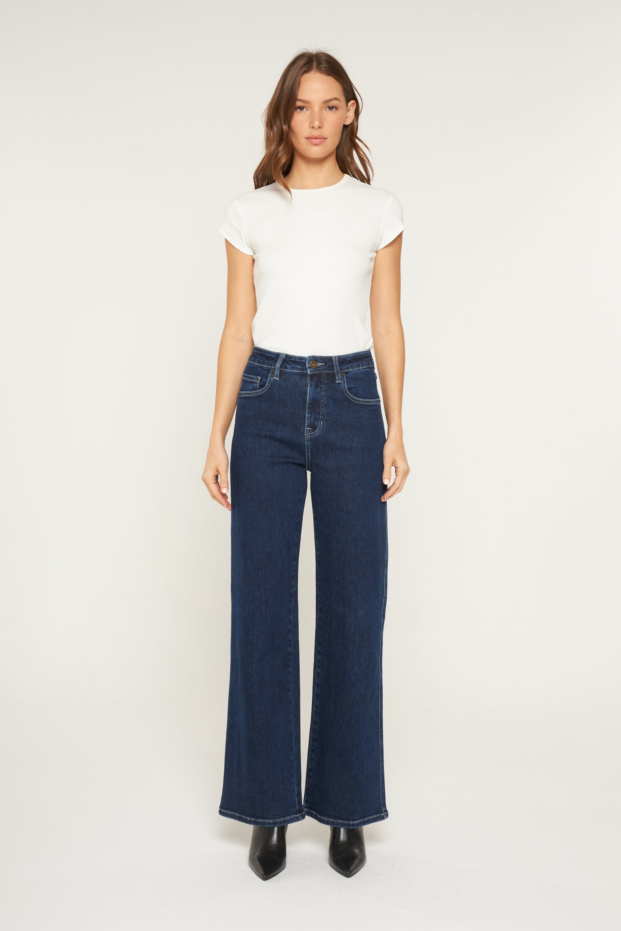 Mica Denim Super High Rise Wide Leg Jeans Secondary image