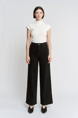 High Rise Seamed Trouser