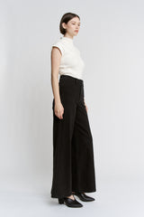 High Rise Seamed Trouser