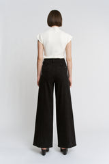 High Rise Seamed Trouser