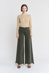 High Rise Wide Leg Vintage Wash