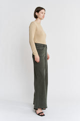 High Rise Wide Leg Vintage Wash