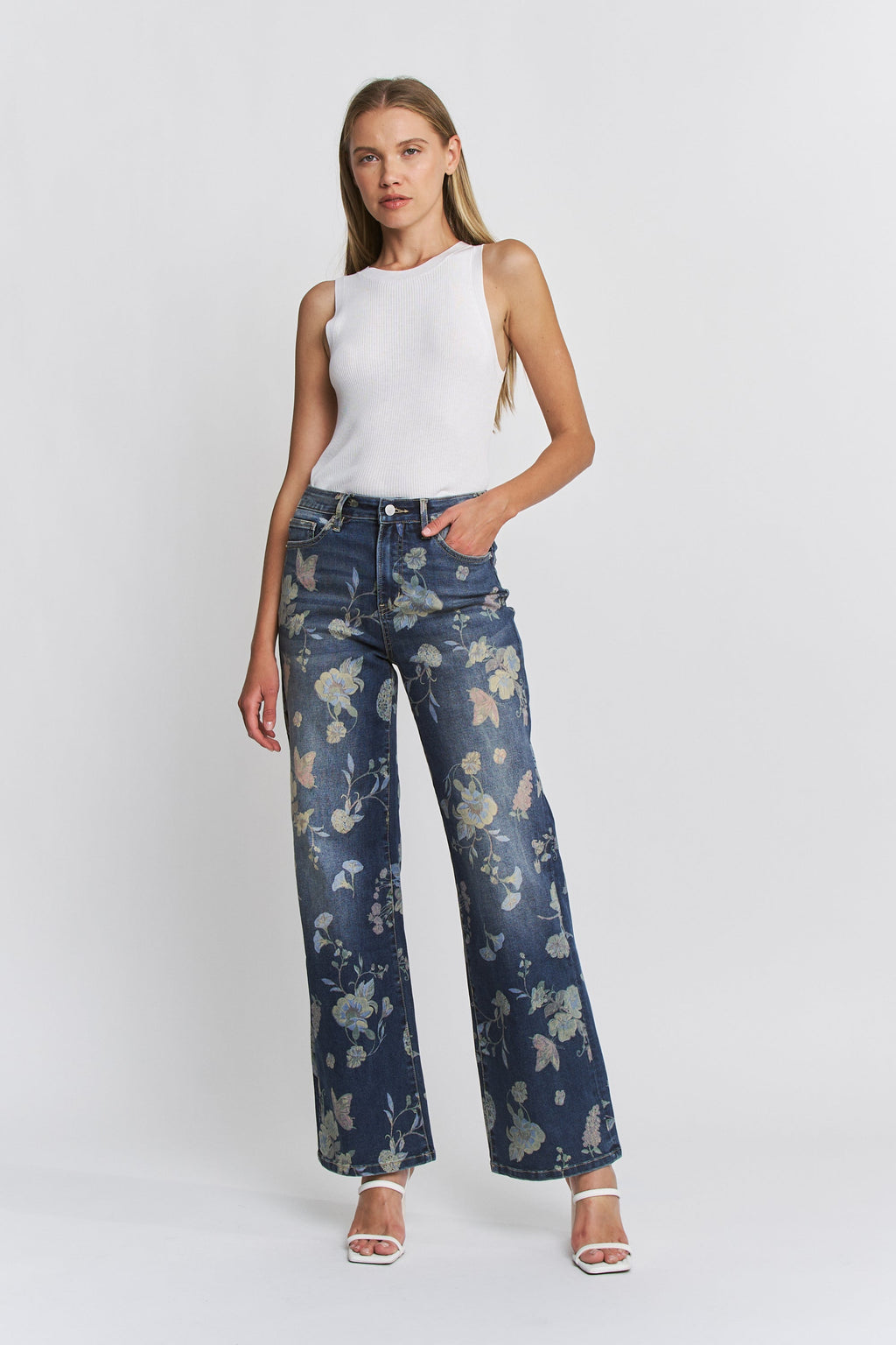 FLORAL BLUE REG 1