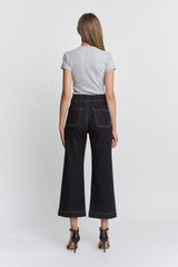 Super High Rise Wide Leg Cropped