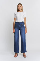 High Rise Wide Leg Comfort Fit